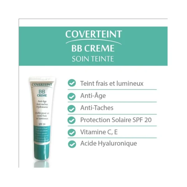 COVERTEINT BB CREME CLAIRE ANTI AGE ANTI ACHES SPF 20
