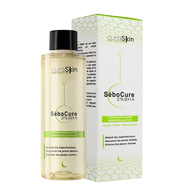 CURASKIN SEBOCURE LOTION SEBORUGULATRICE 2% BHA 100 ML