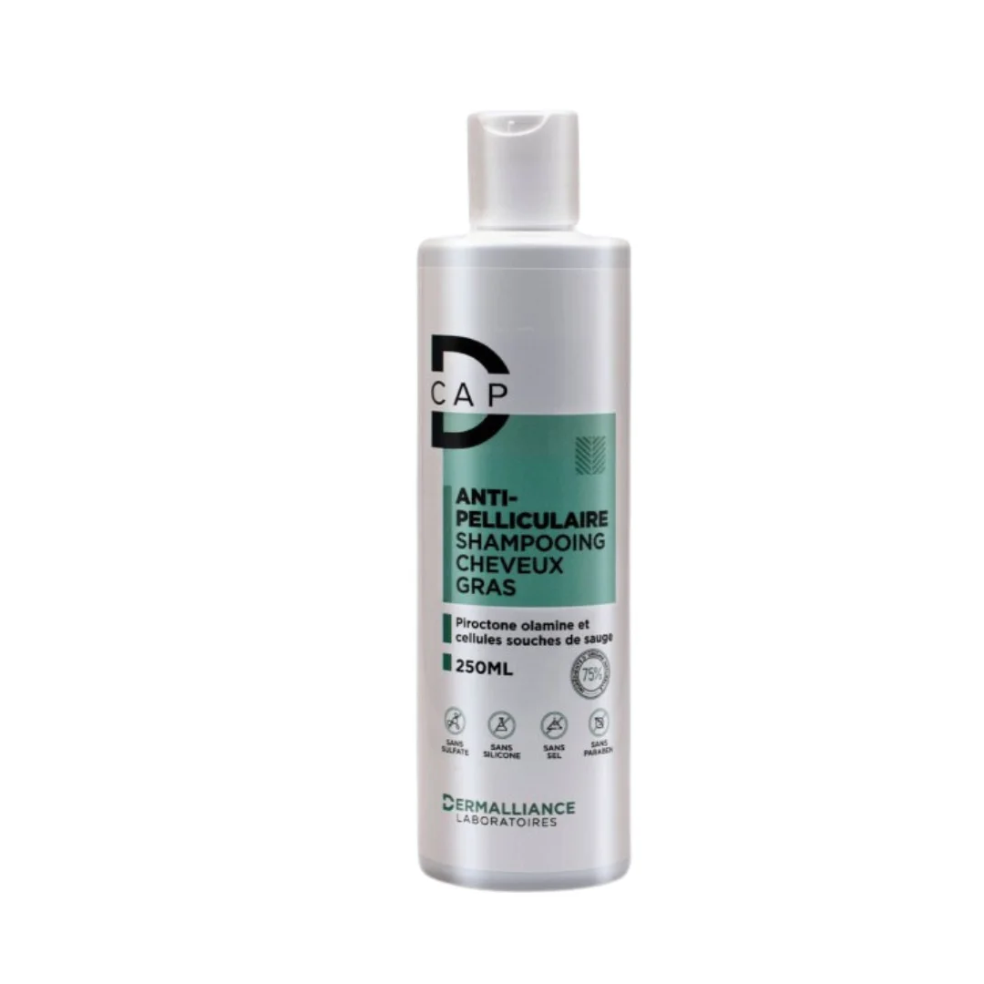 DCAP ANTI PELLICULAIRE SHAMPOING CHEVEUX GRAS 250 ML - Image 1