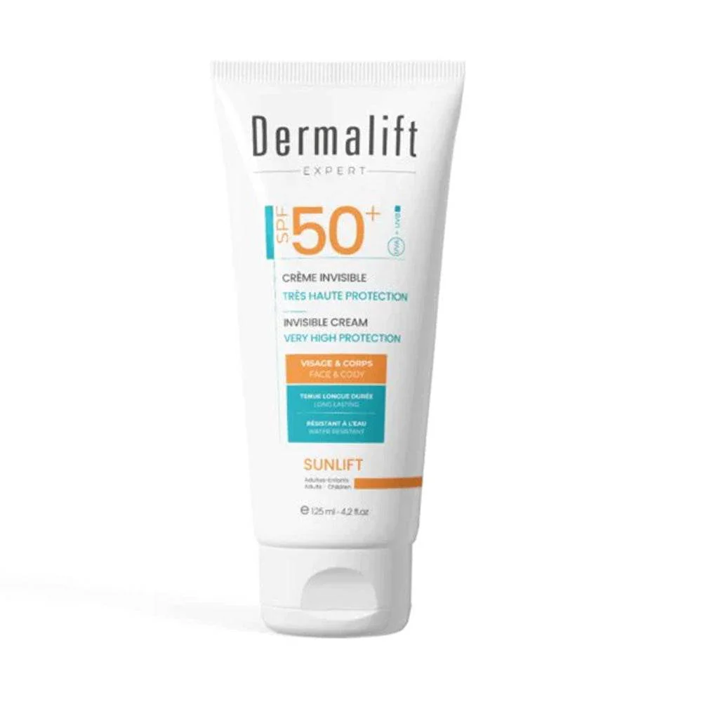 DERMALIFT SUNLIFT CREME SOLAIRE SPF 50 TOUT TYPE DE PEAUX 125 ML - Image 1