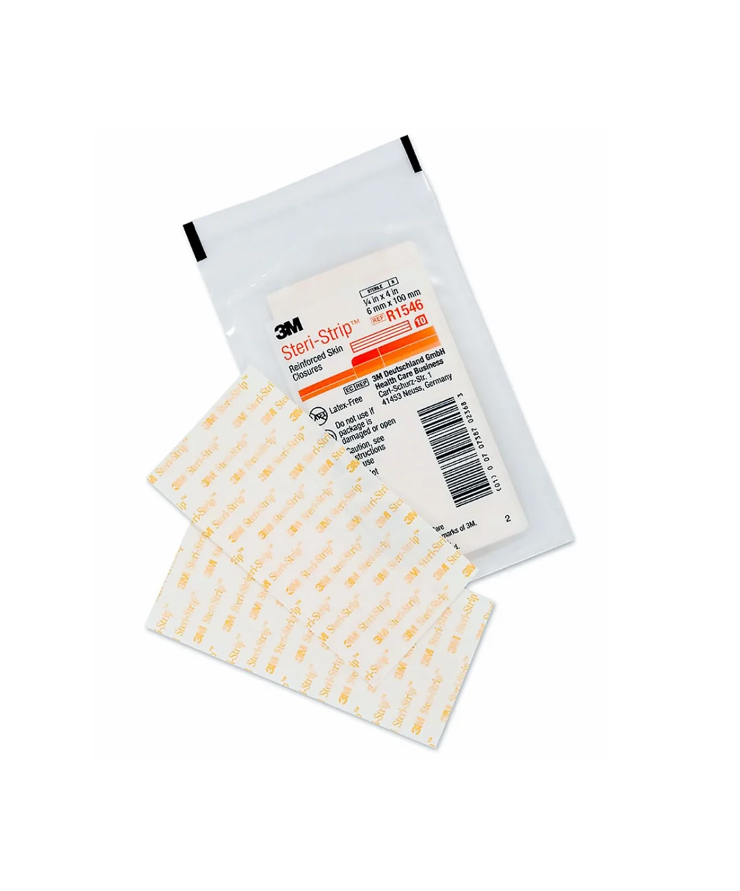 STERI STRIP 6 MM X 100 MM ORANGE - Image 1