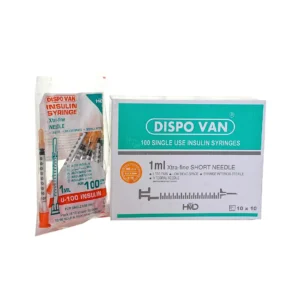 SERINGUE INSULINE DISPOVANE 1ML 100 GRADUATIONS