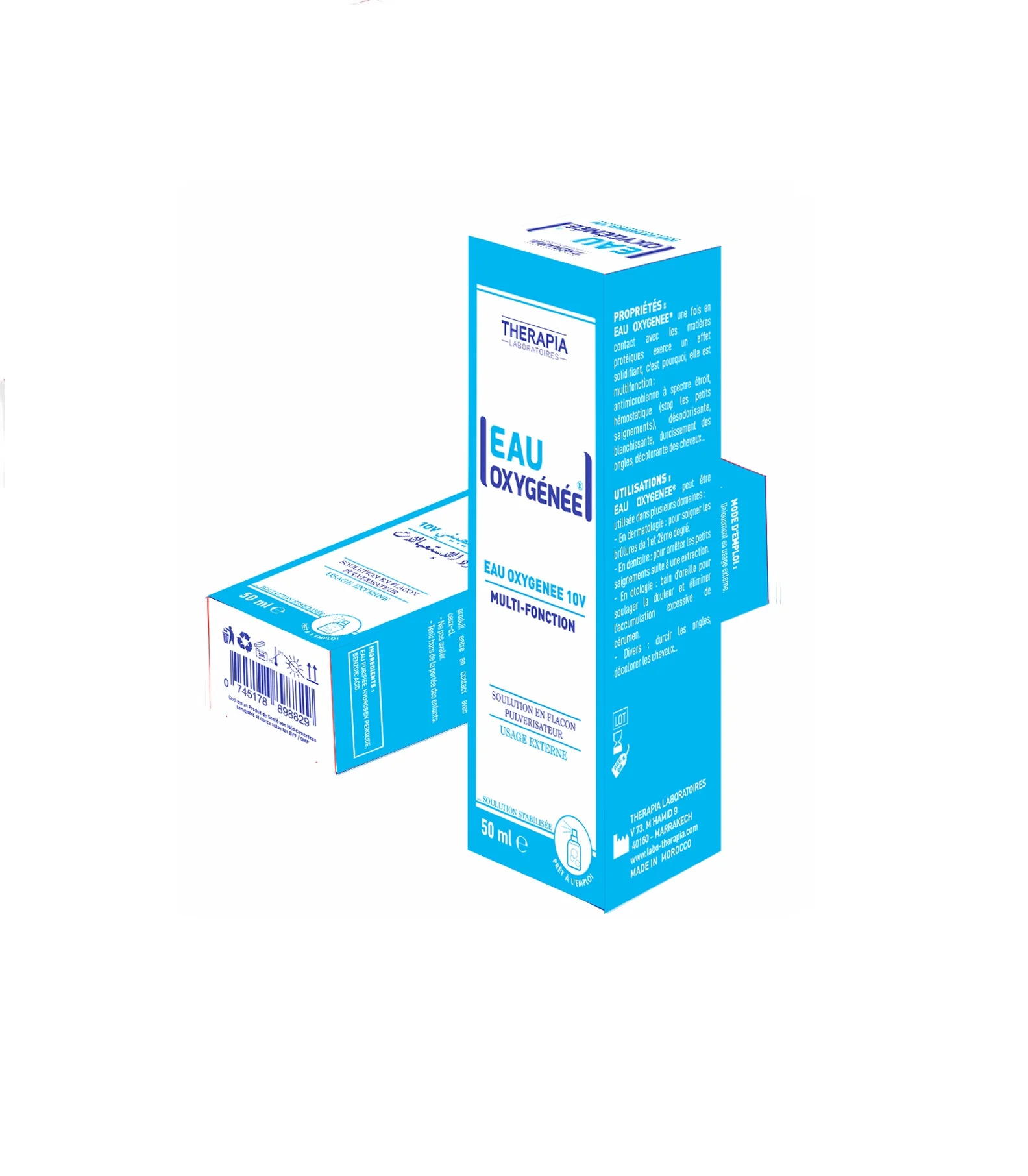 EAU OXYGENEE PM 10 V BLEU STABILISEE THERAPIA - Image 1