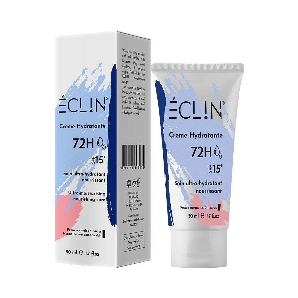 ECLIN CREME HYDRATANTE 72 H PEAU NORMALE A MIXTE - Image 1