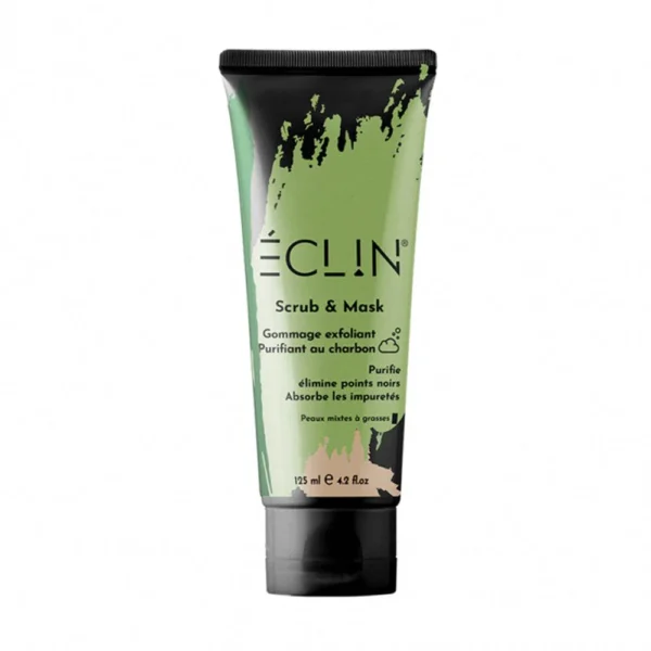 ECLIN MASQUE & GOMMAGE AU CHARBON ACTIF 2 EN 1 125 ML