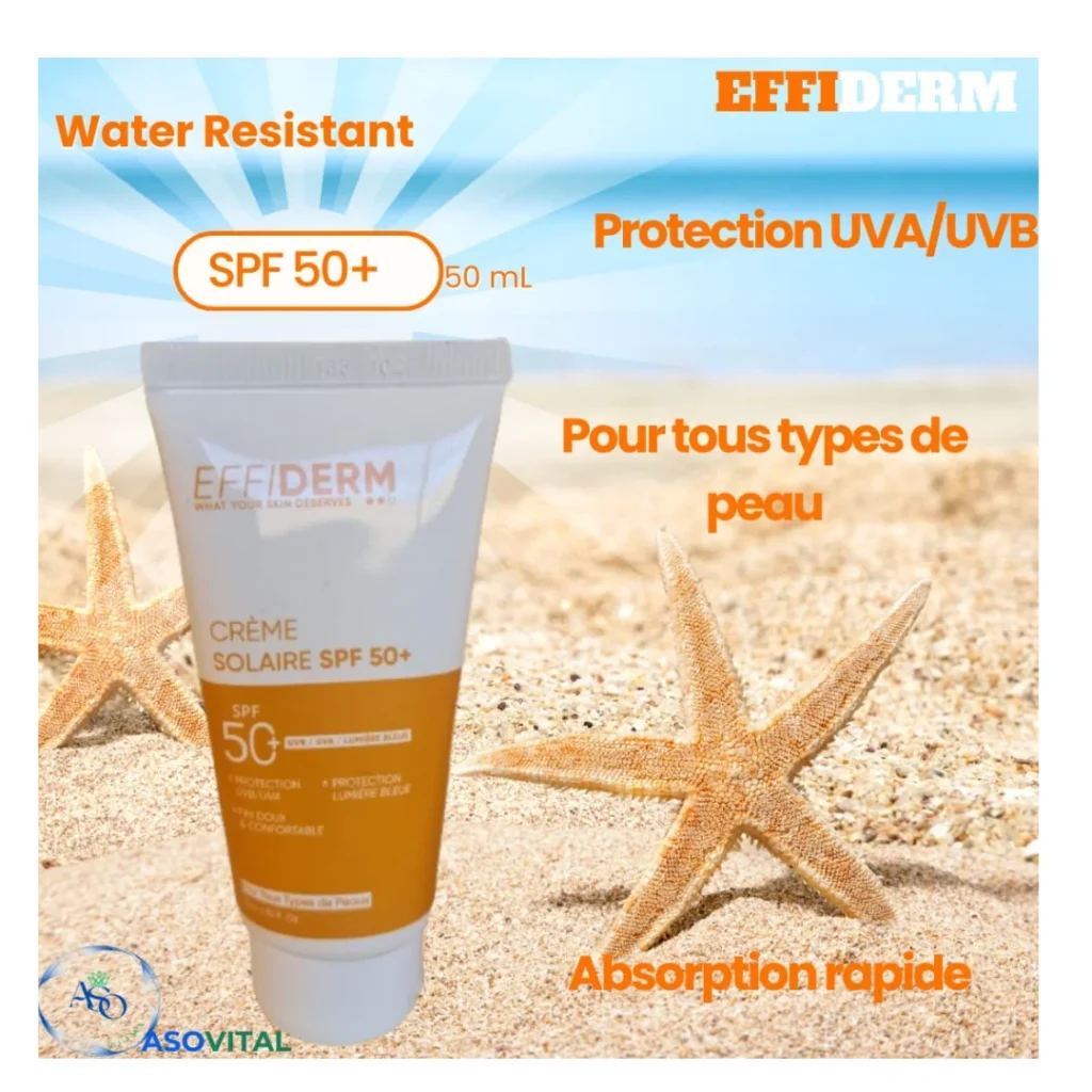 EFFIDERM ECRAN SOLAIRE 50 ML