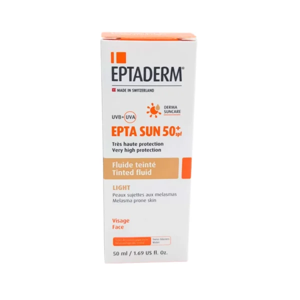 EPTA SUN 50+ FLUIDE TEINTEE LIGHT 40 ML
