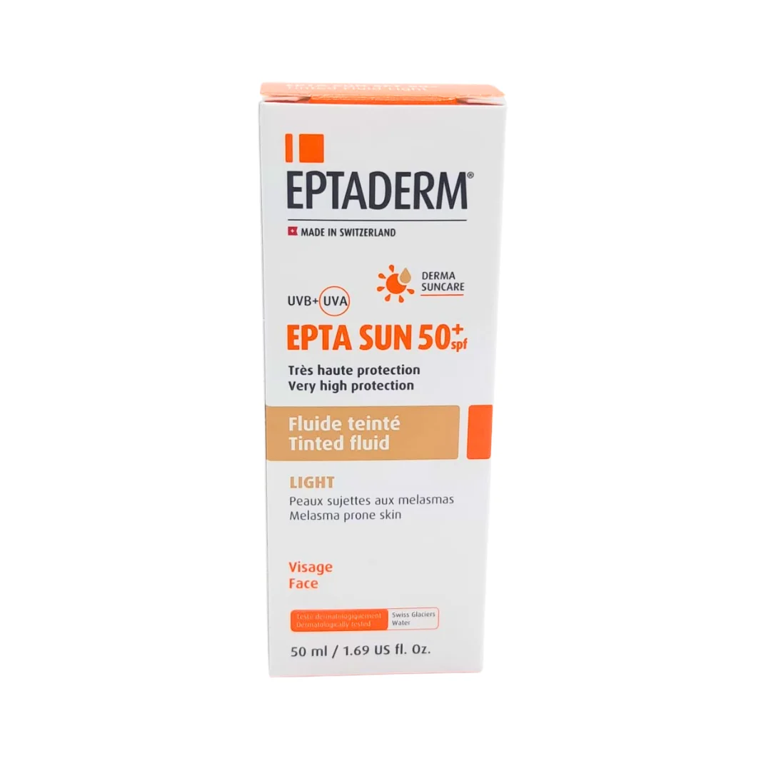 EPTA SUN 50+ FLUIDE TEINTEE LIGHT 40 ML - Image 1