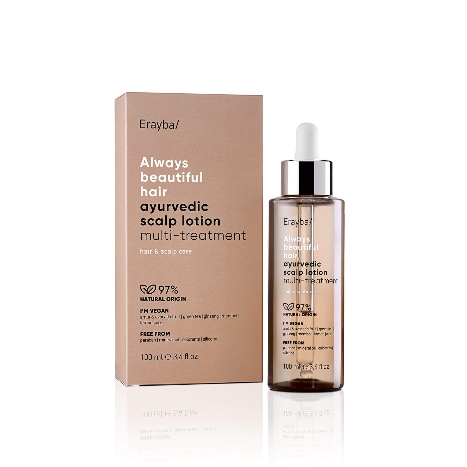 ERAYBA ABH AYURVEDIC MULTI TRAITEMENT SCALP LOTION 100 ML - Image 1