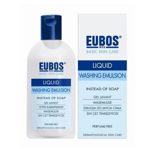 EUBOS GEL LAVANT 200 ML BLEU SANS PARFUM