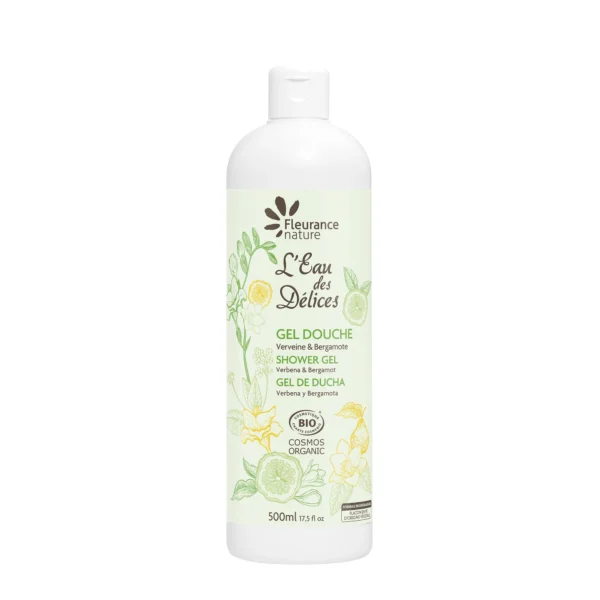 FLEURANCE NATURE GEL DOUCHE PARFUMÉ À L'EAU DES DÉLICES VERVEINE & BERGAMOTE 500 ML