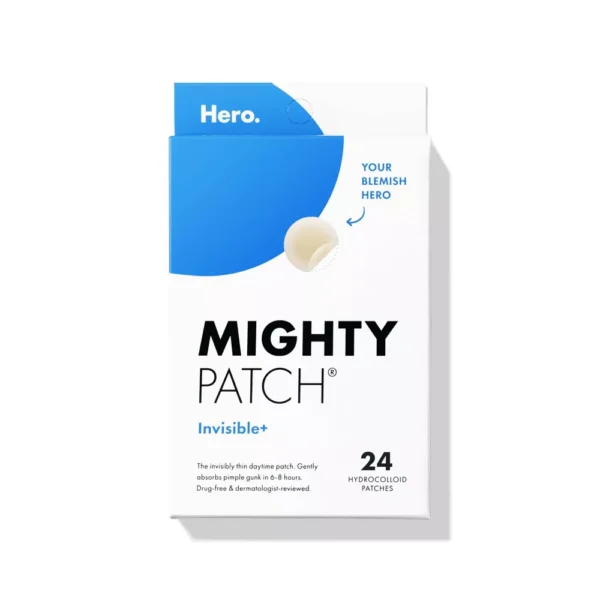 HERO MIGHTY PATCH INVISIBLE 24 CT BLEU