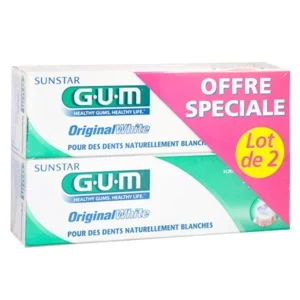 DENTIFRICE GUM ORIGINAL WHITE X2 *1745/2