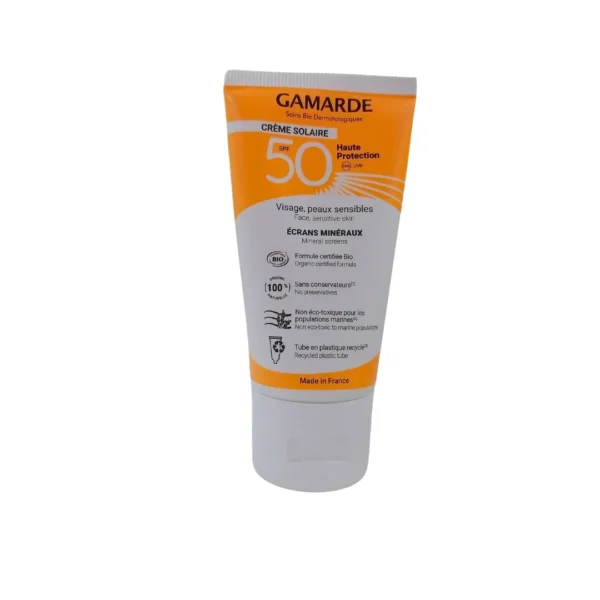 GAMARDE CREME SOLAIRE SPF50+ MINIRAL TOUCHER SEC 40 ML