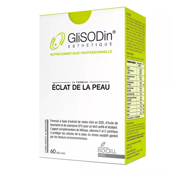 GLISODIN ECLAT DE LA PEAU BOITE 60 GELULES