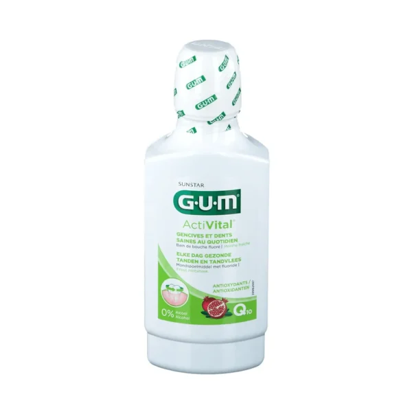 BAIN DE BOUCHE GUM ACTIVITAL Q10 300 ML 6061