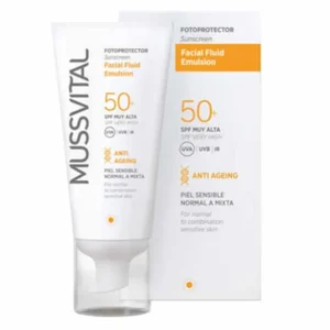 MUSSVITAL PHOTOPROTECTEUR FLUIDE CREME VISAGE SPF50+ 50 ML