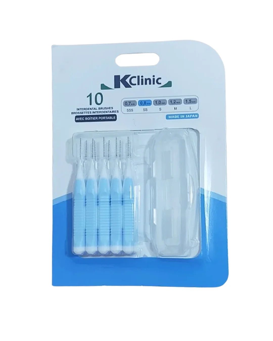 BROSSETTE KIN INTERDENTAIRE 0.8 MM(SS) X 10 UNITÉS - Image 1