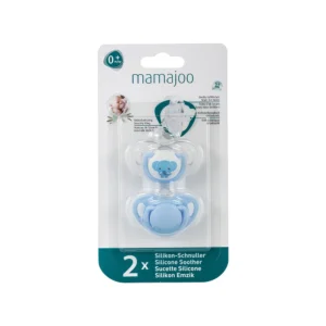 MAMAJOO SUCETTE SILICONE ORTHODONTIQUE ELEPHANT + BLEU + 12MOIS 3077