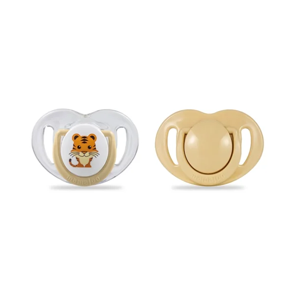 MAMAJOO SUCETTE SILICONE ORTHODONTIQUE TIGER + OWL +WHITE + 12 MOIS 3084