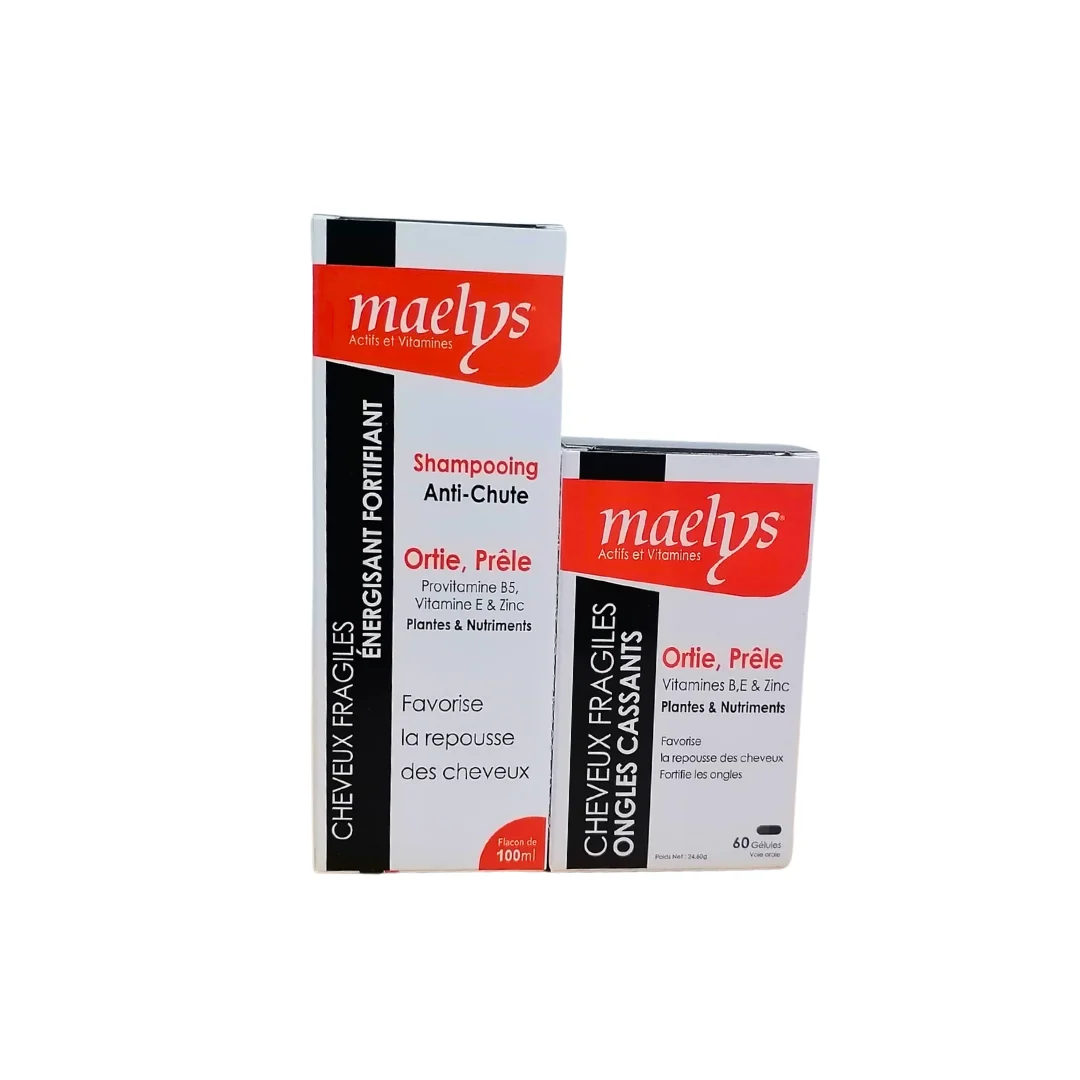MAELYS ORTIE PRELE 60 GELULES + SHAMPOING ORTI 100ML - Image 1