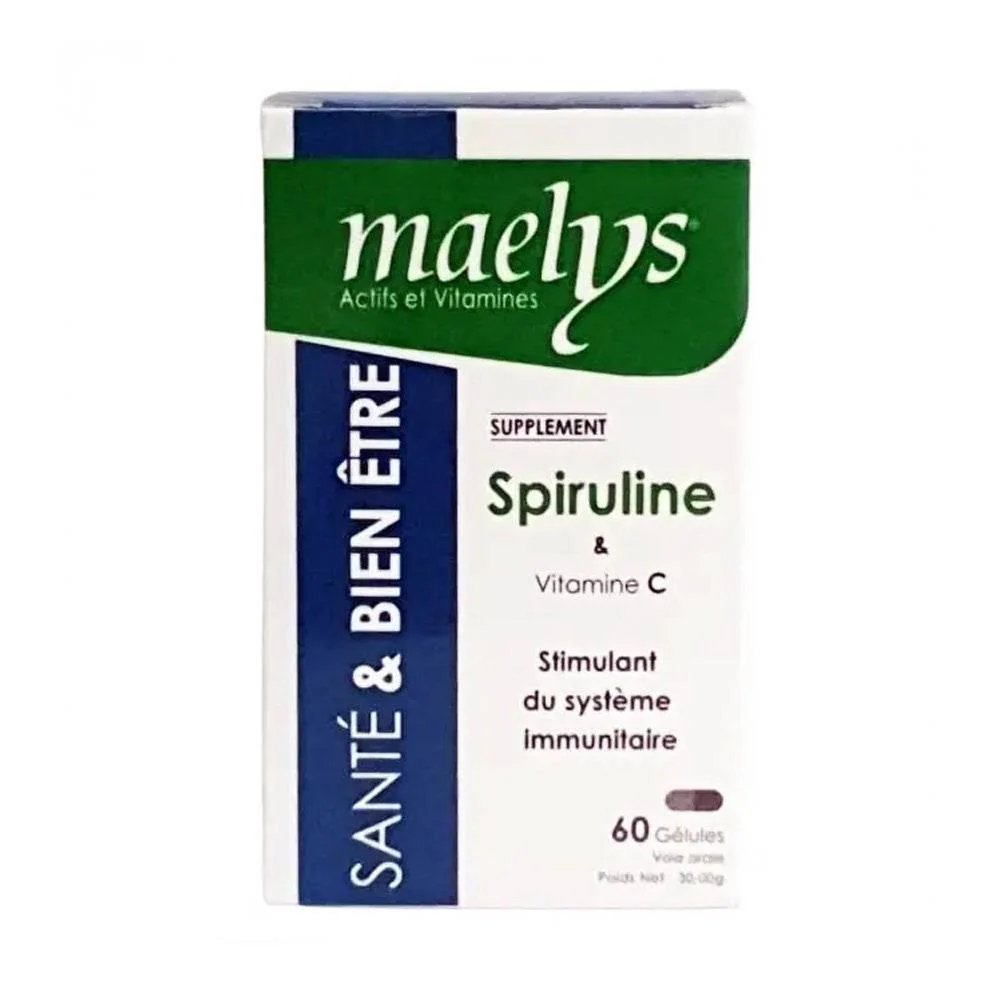 SPIRULINE 60 GELULES MAELYS - Image 1