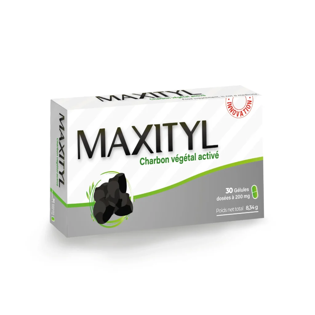 MAXITYL CHARBON VÉGÉTAL ACTIVÉ 30 GELULES