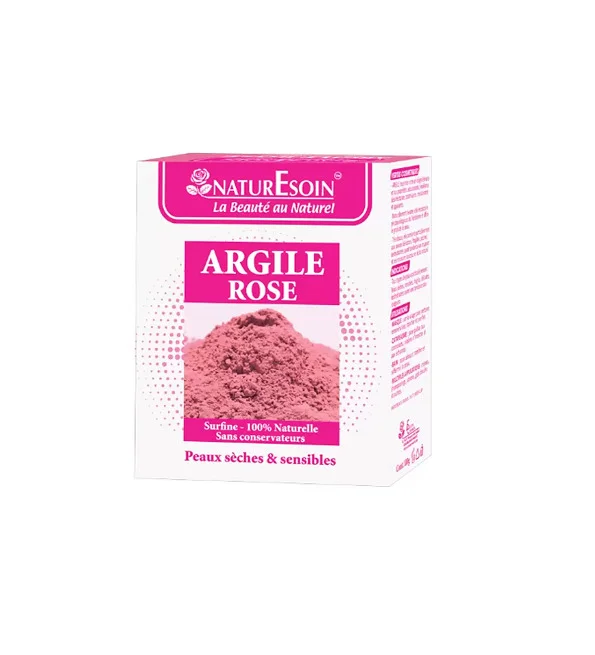 ARGILE ROSE SACHET 100 GR NATURESOIN