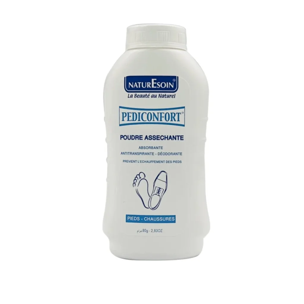 PEDICOMFORT POUDRE ASSECHANTE ET ANTI TRANSPIRANTE 80 GR