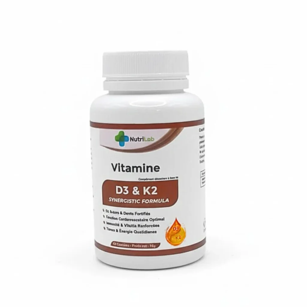 VITAMINE D3 + K2 X 36 CAPSULES
