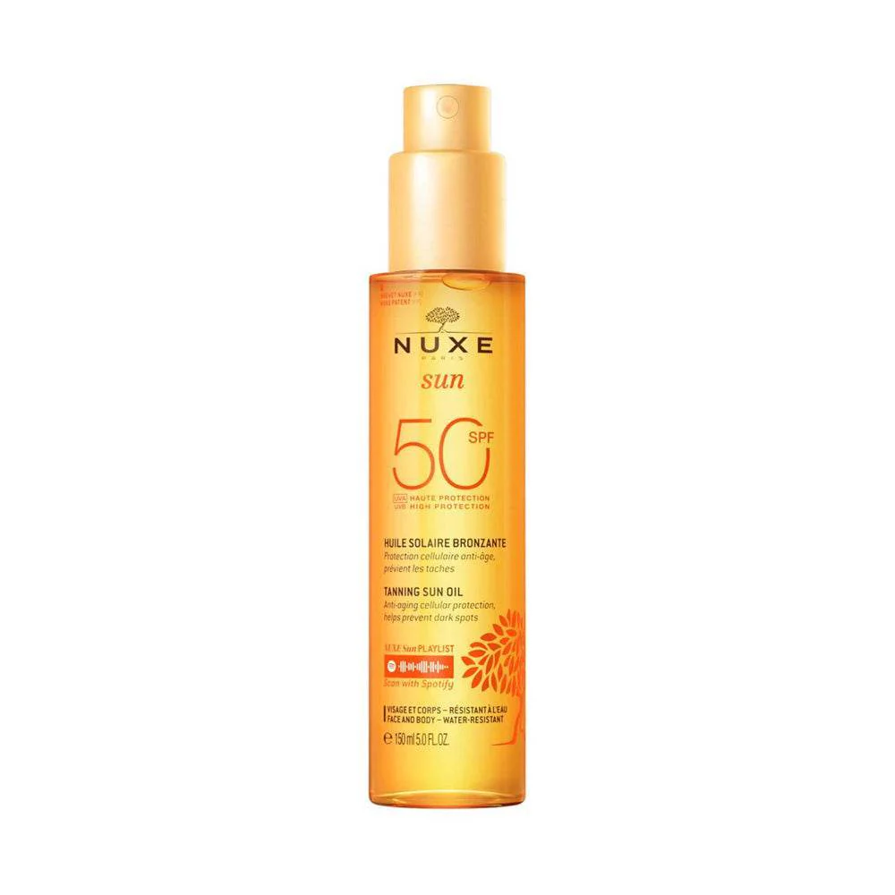 NUXE SUN ECRAN HUILE BRONZANTE SPF 50 VISAGE & CORPS 150 ML - Image 1
