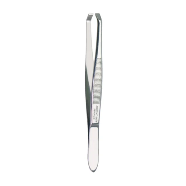 PINCE A EPILER CARRE ONGLE MANUCURE N°28  INOX