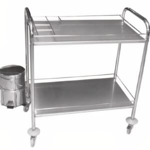 CHARIOT A PANSEMANT INOX A PLATEAUX 70*46