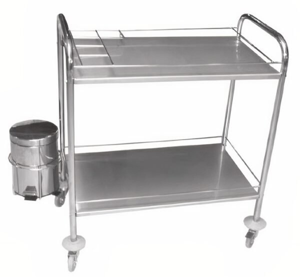 CHARIOT A PANSEMANT INOX A PLATEAUX 70*46