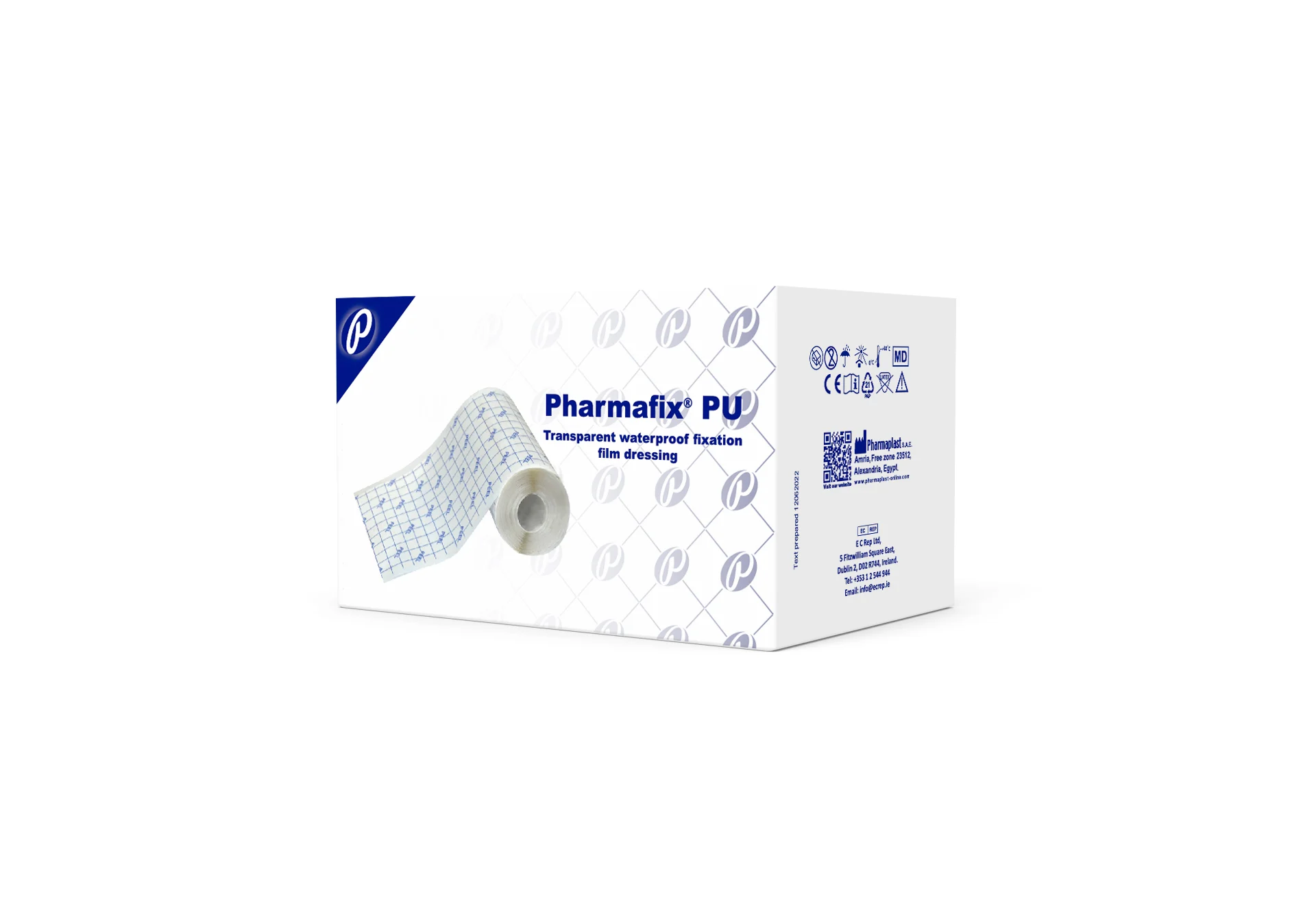 SPARADRAP PHARMAFIX 18CMX5M HYPOALLERGINIQUE BLANCHE - Image 1