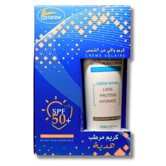 PHYTAMINE  ECRAN SOLAIRE INVISIBLE SPF50 + CREME MAINS HYDRATANTE  VITALITÉ - Image 1