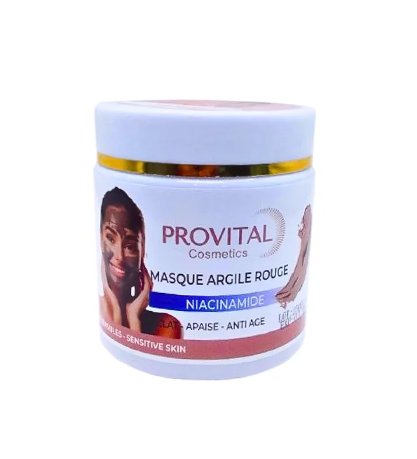 MASQUE ARGILE ROUGE NIACINAMIDE200 GR PROVITAL