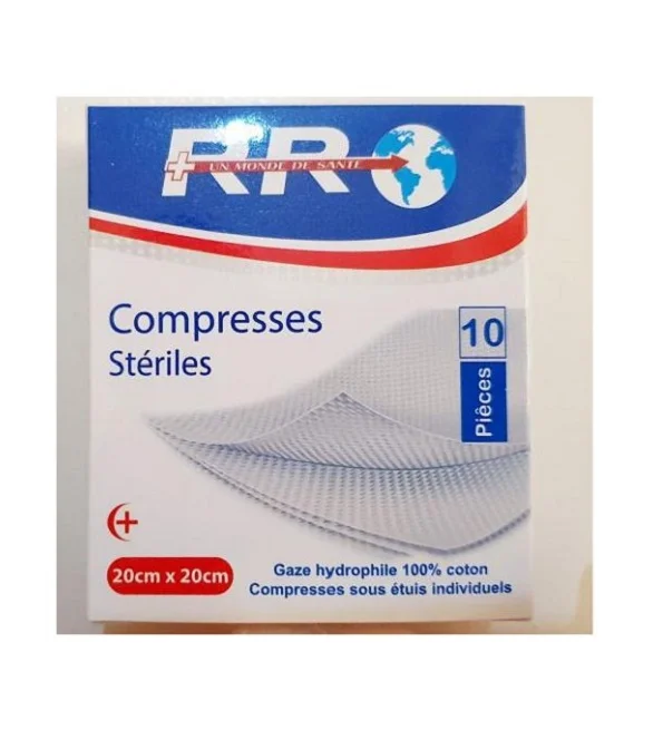 COMPRESSE STERILES RR 20X20CM BTE 10 B (COMED)
