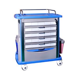 CHARIOT EN BAS DE DISTRIBUTION DE MEDICAMENTS 750*475*920