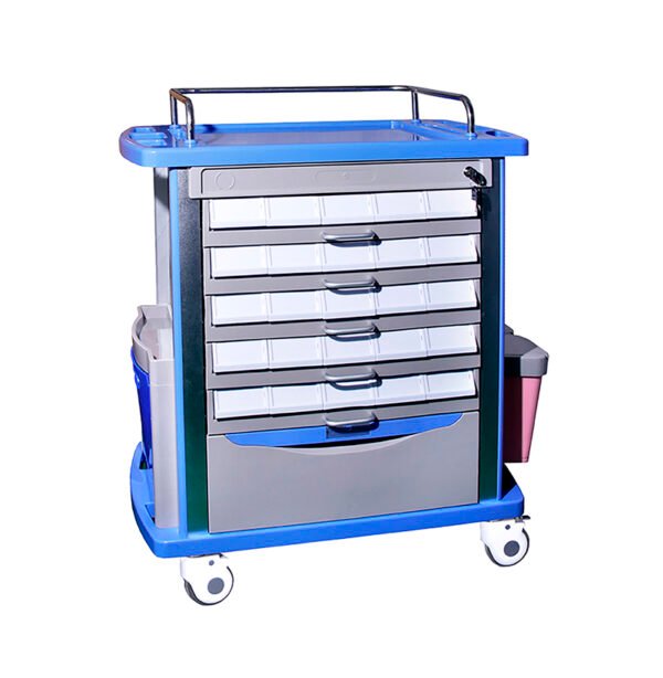 CHARIOT EN BAS DE DISTRIBUTION DE MEDICAMENTS 750*475*920