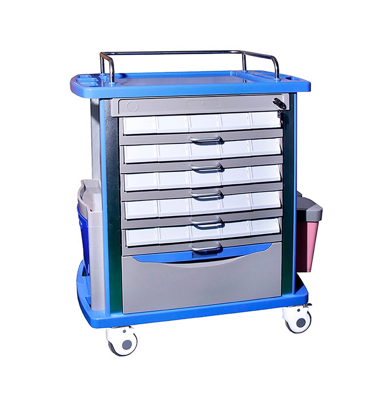 CHARIOT EN BAS DE DISTRIBUTION DE MEDICAMENTS 750*475*920 - Image 1