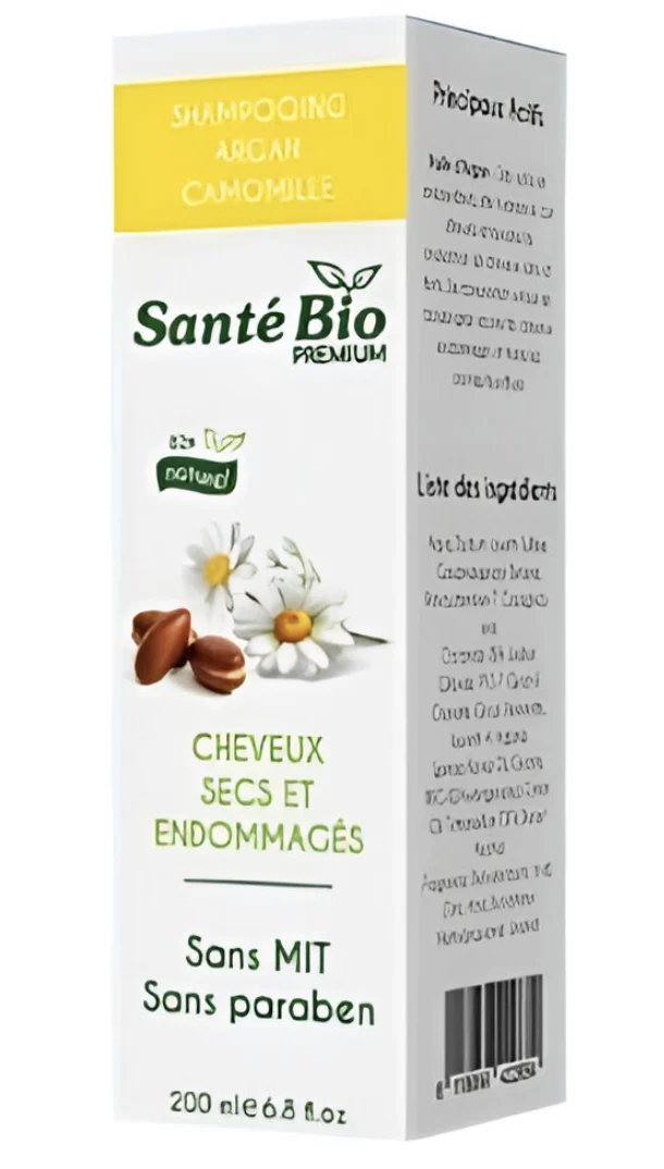 SANTE BIO SHAMPOOING CHEVEUX SEC ET ENDOMMAGES 200 ML - Image 1