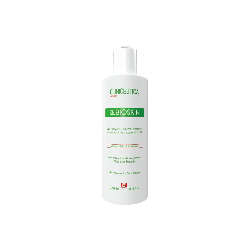 CLINICEUTICA SEBIOSKIN GEL NETTOYANT  TUBE 250 ML - Image 1