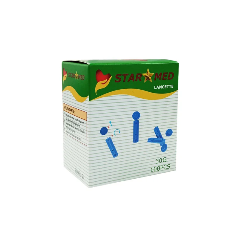 LANCETTES X 100 STARMED BLAN - Image 1