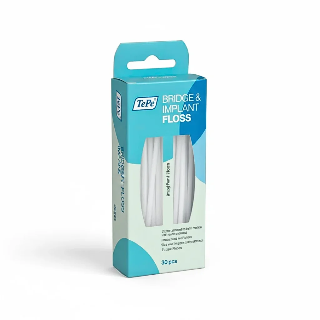 TEPE FIL DENTAIRE POUR BRIDGE ET IMPLANT 30 CPS