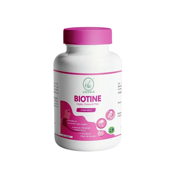BIOTINE 5000 MG X 60 GELULES URANIA