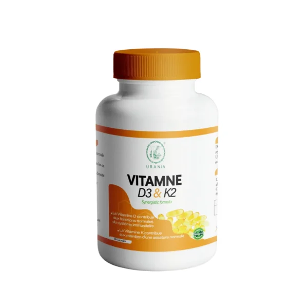 VITAMINE D3 K2 60 CAPSULES URANIA