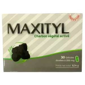 MAXITYL CHARBON VÉGÉTAL ACTIVÉ 60 GELULES