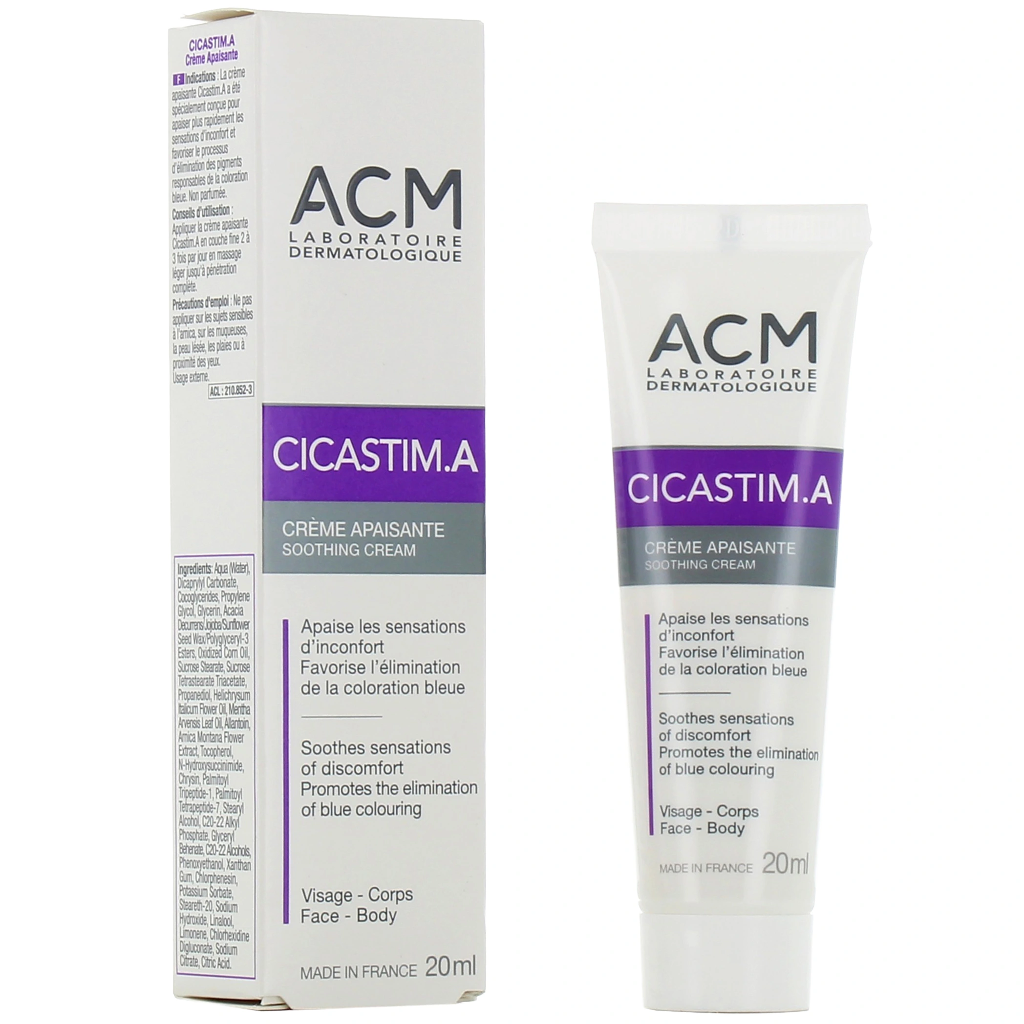 CICASTIM A CREME APAISANTE BLEU ET CONTUSIONS - Image 1