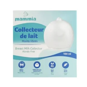 TIRE LAIT COLLECTEUR MAIN LIBRE 100% SILICONE MAMMIA